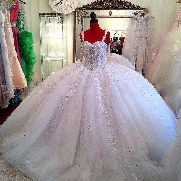 Luxury Ball Gown Wedding Dresses ,2015, Victorian Princess Bridal Gowns ...