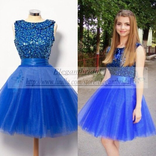 Tulle Homecoming Dresses With Puffy Bubble Sleeves      fg2610 main image 0
